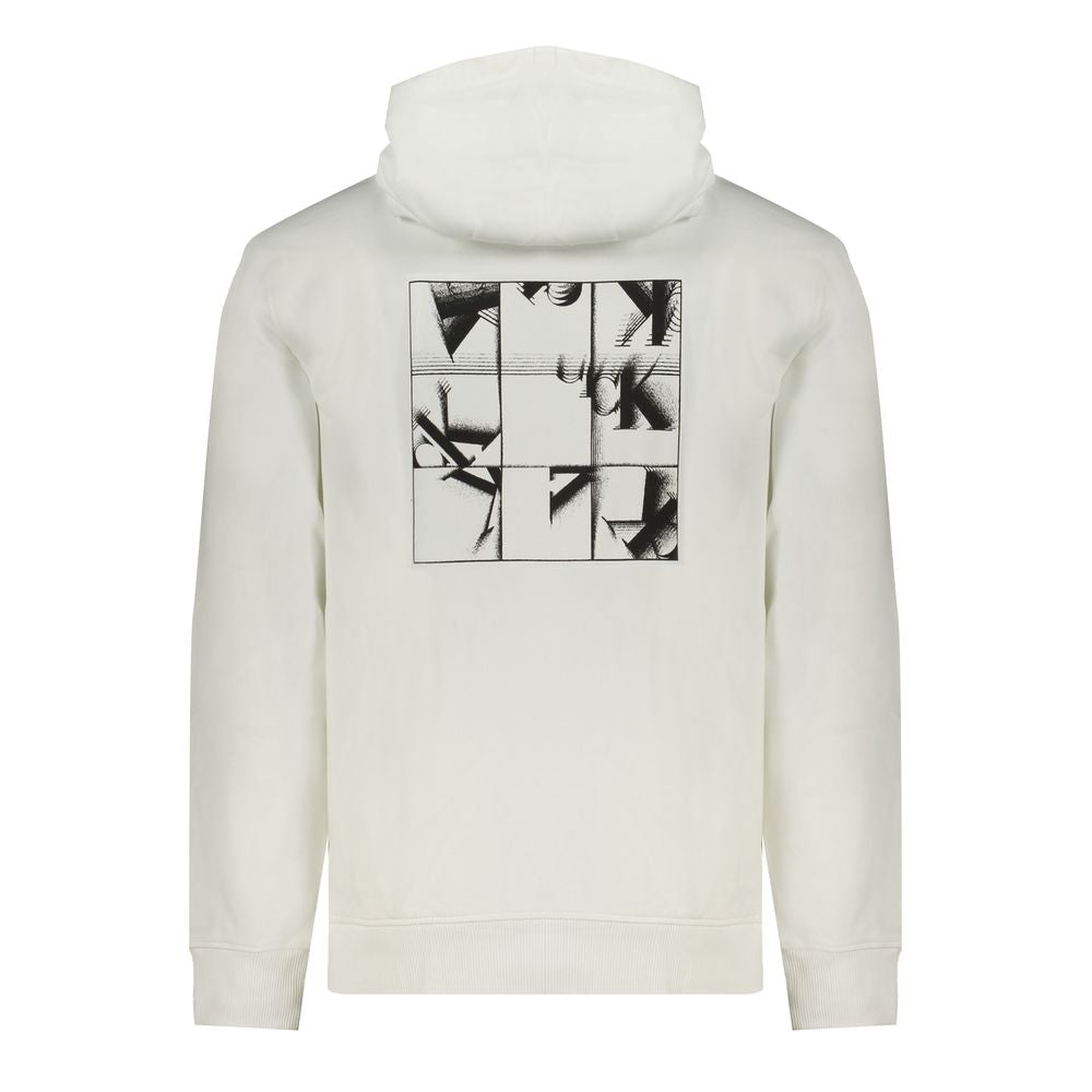 Calvin Klein White Cotton Sweatshirt