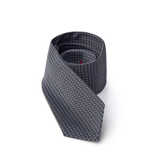 Jil Sander Gray Silk Tie Jil Sander