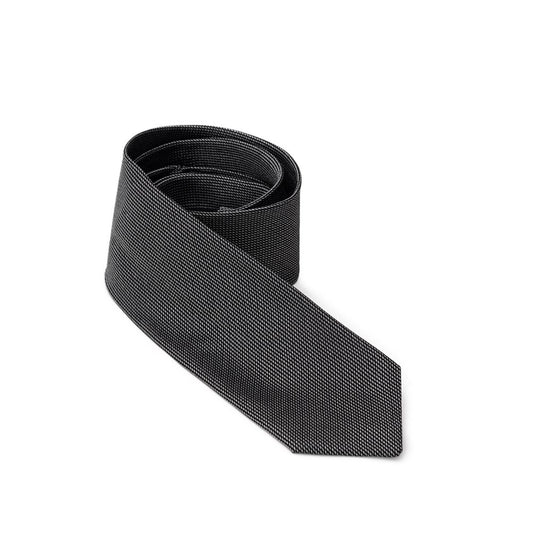 Jil Sander Gray Silk Tie Jil Sander