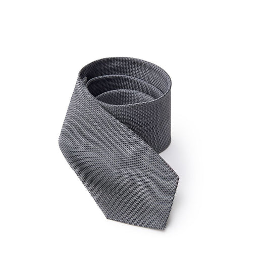 Jil Sander Gray Silk Tie Jil Sander