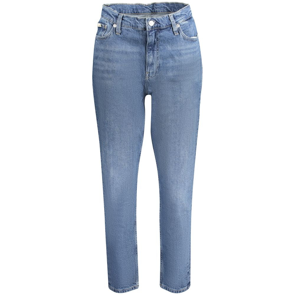 Calvin Klein Blu Cotton Women Jeans