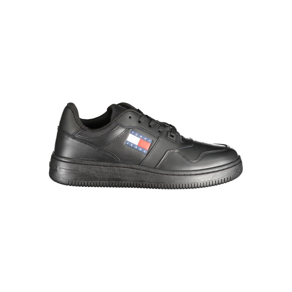 Tommy Hilfiger Black Polyester Athletic Sneakers Tommy Hilfiger