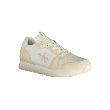 Calvin Klein White Polyester Men Sneaker