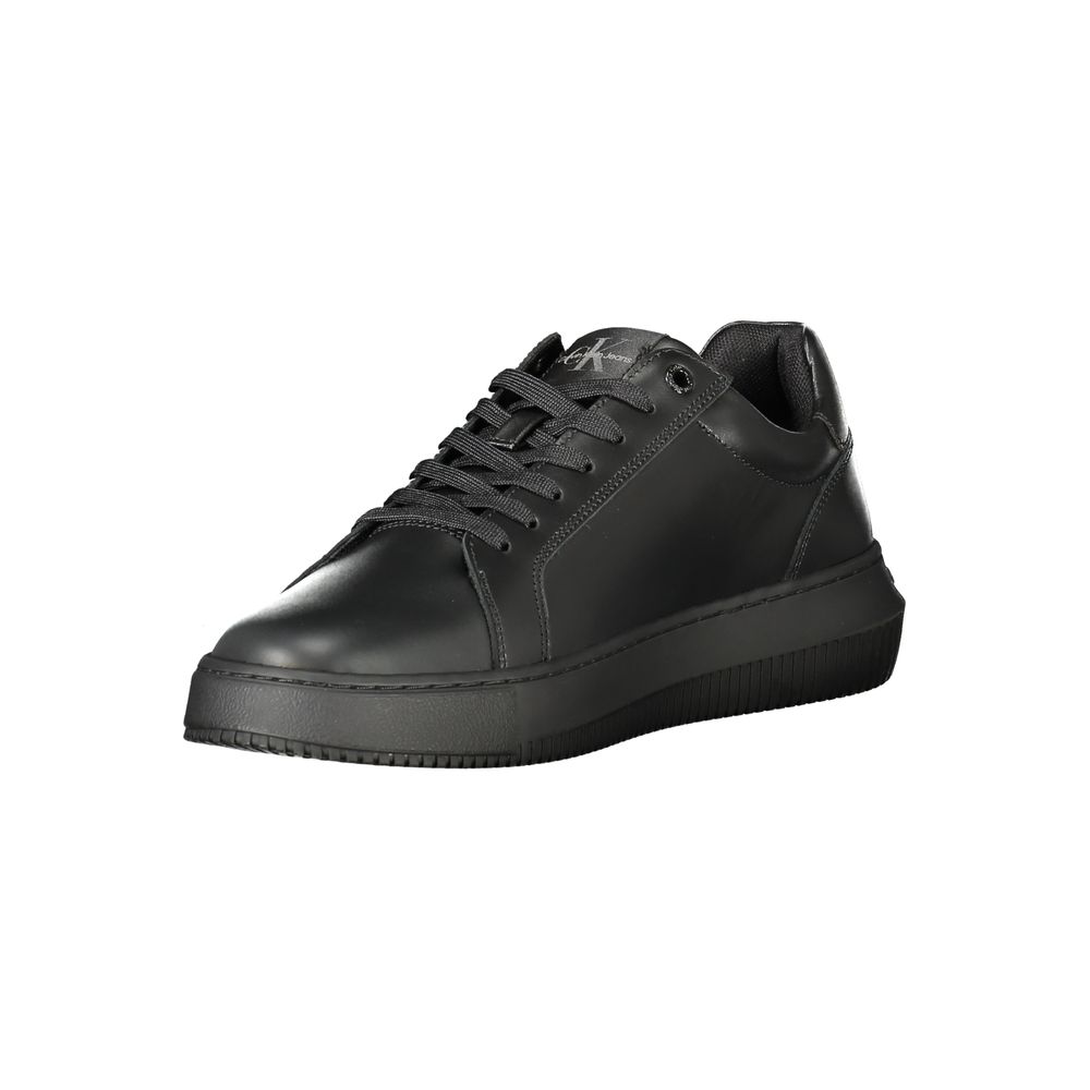 Calvin Klein Black Leather Men Sneaker