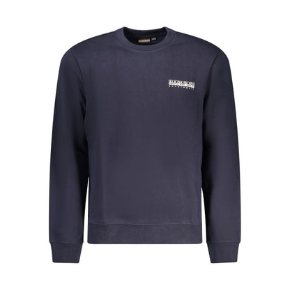Napapijri Blue Cotton Men Sweater