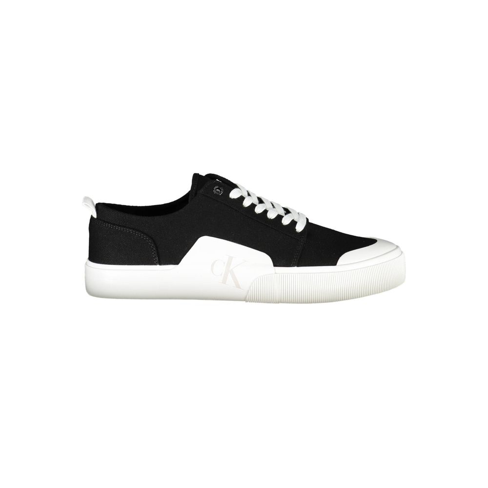 Calvin Klein Nero Cotton Men Sneaker