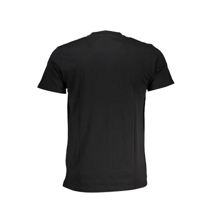 Cavalli Class Black Cotton Men T-Shirt