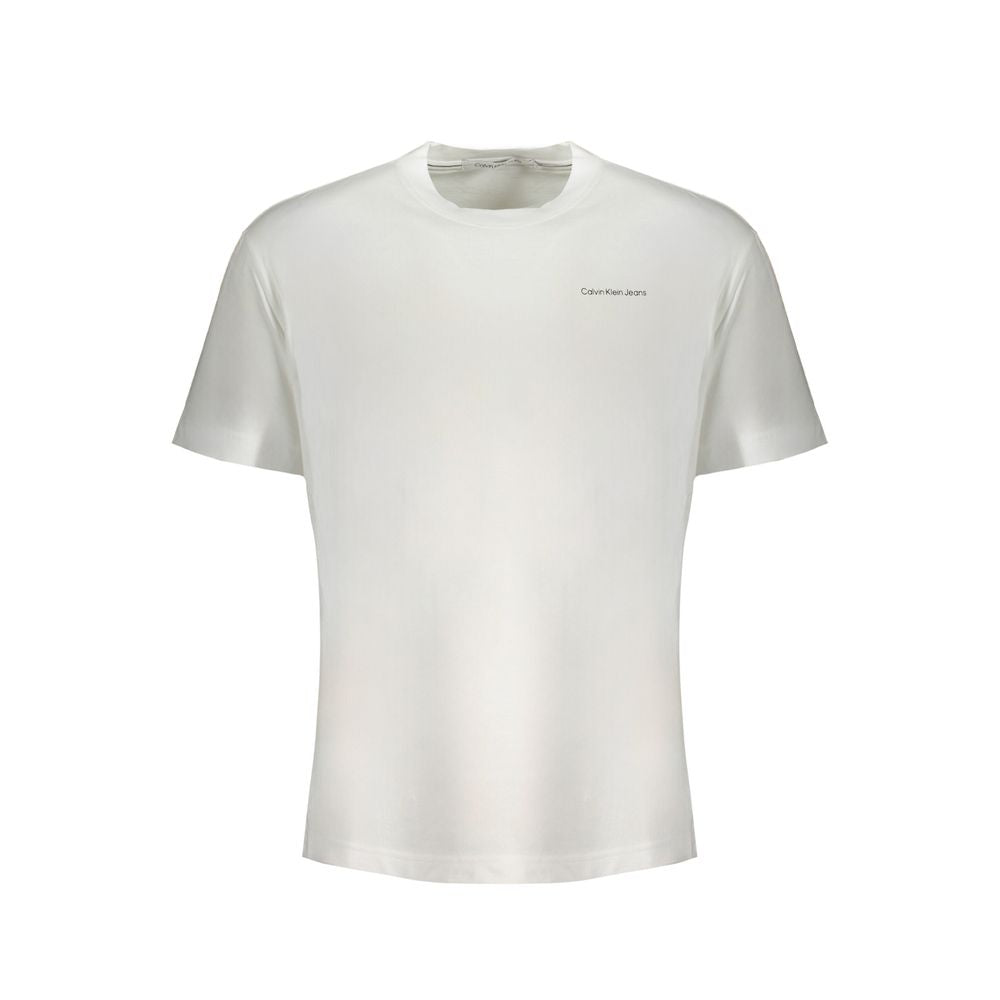 Calvin Klein White Cotton T-Shirt Calvin Klein