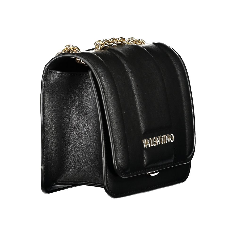 Mario Valentino Black Polyurethane Women's Bag