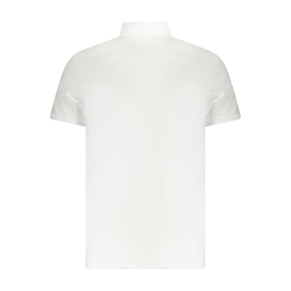 Calvin Klein White Cotton Men Polo