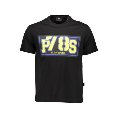 Plein Sport Black Cotton Men's T-Shirt