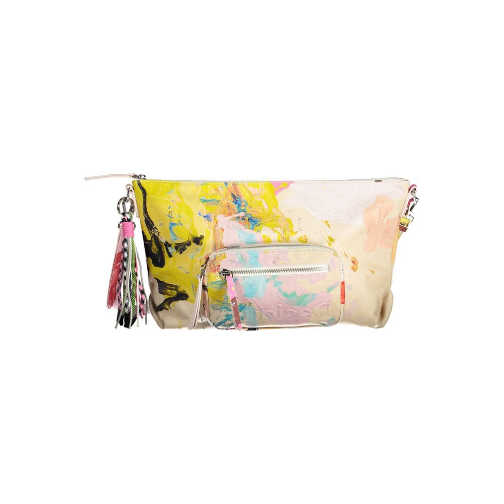 Desigual Bianco Polyester Woman Shoulder Bag