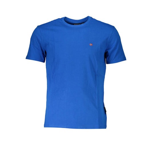 Napapijri Blu Cotton Men's T-Shirt