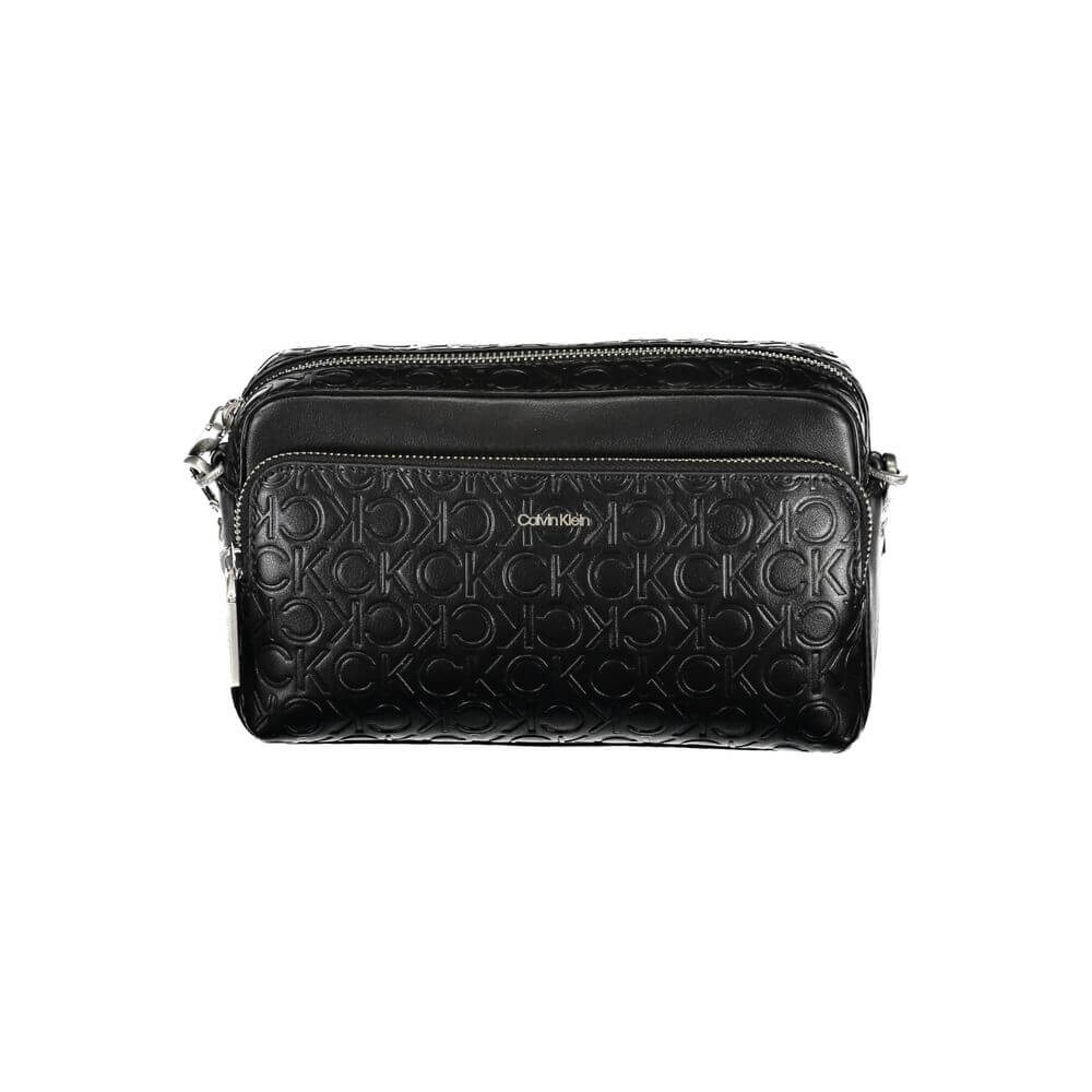Calvin Klein Black Polyurethane Women's Shoulder Bag