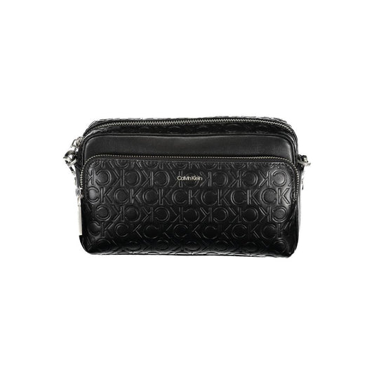 Calvin Klein Black Polyurethane Women Shoulder Bag