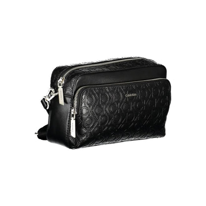 Calvin Klein Black Polyurethane Women's Shoulder Bag