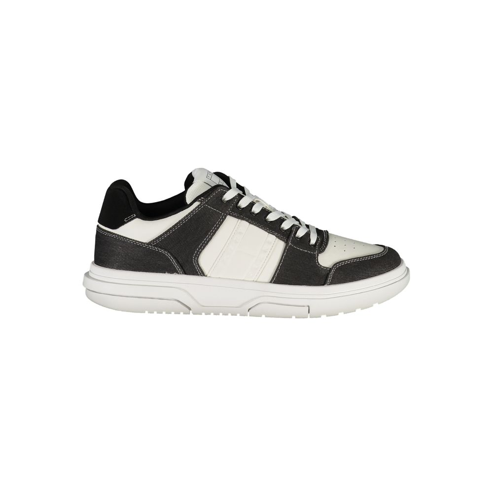 Tommy Hilfiger Black Polyester Athletic Sneakers