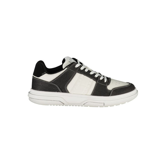 Tommy Hilfiger Black Polyurethane Men Sneaker
