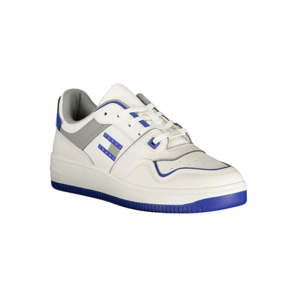 Tommy Hilfiger White Polyester Athletic Sneakers