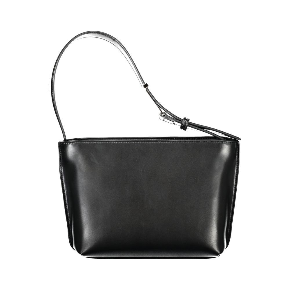 Calvin Klein Black Polyester Woman Shoulder Bag
