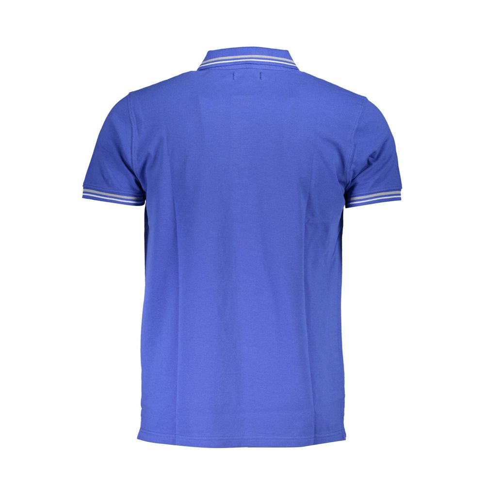 Cavalli Class Blu Cotton Men Polo