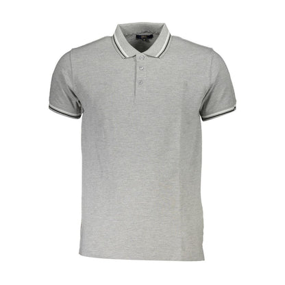 Cavalli Class Grigio Cotton Men Polo