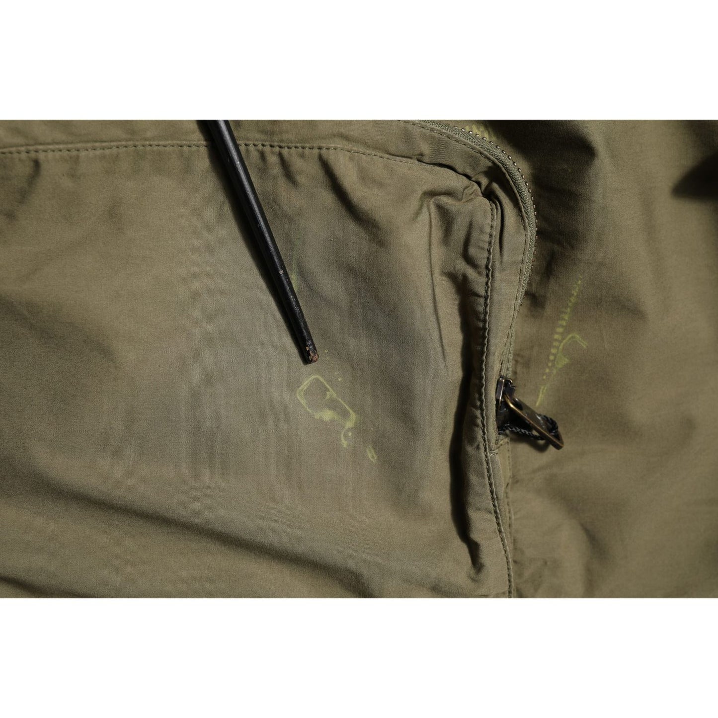 Dolce & Gabbana Army Green Button Down Long Sleeves Shirt