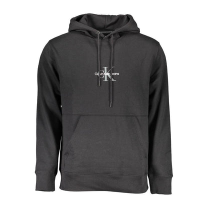 Calvin Klein Black Cotton Men Sweatshirt