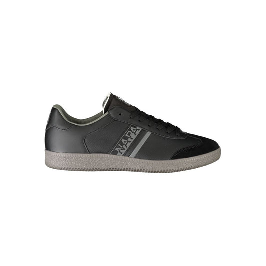 Napapijri Black Polyurethane Men Sneaker