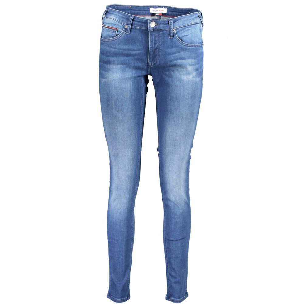 Tommy Hilfiger Blue Cotton Skinny Jeans