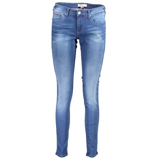 Tommy Hilfiger Blue Cotton Skinny Jeans