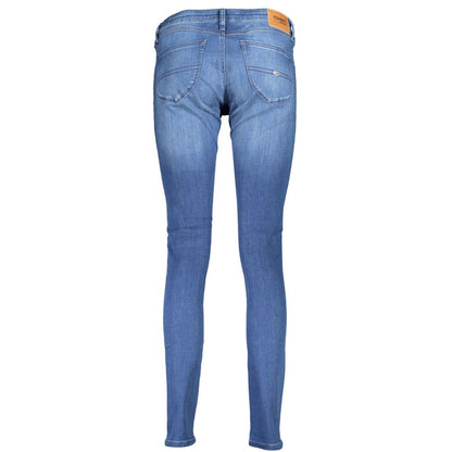 Tommy Hilfiger Blue Cotton Skinny Jeans