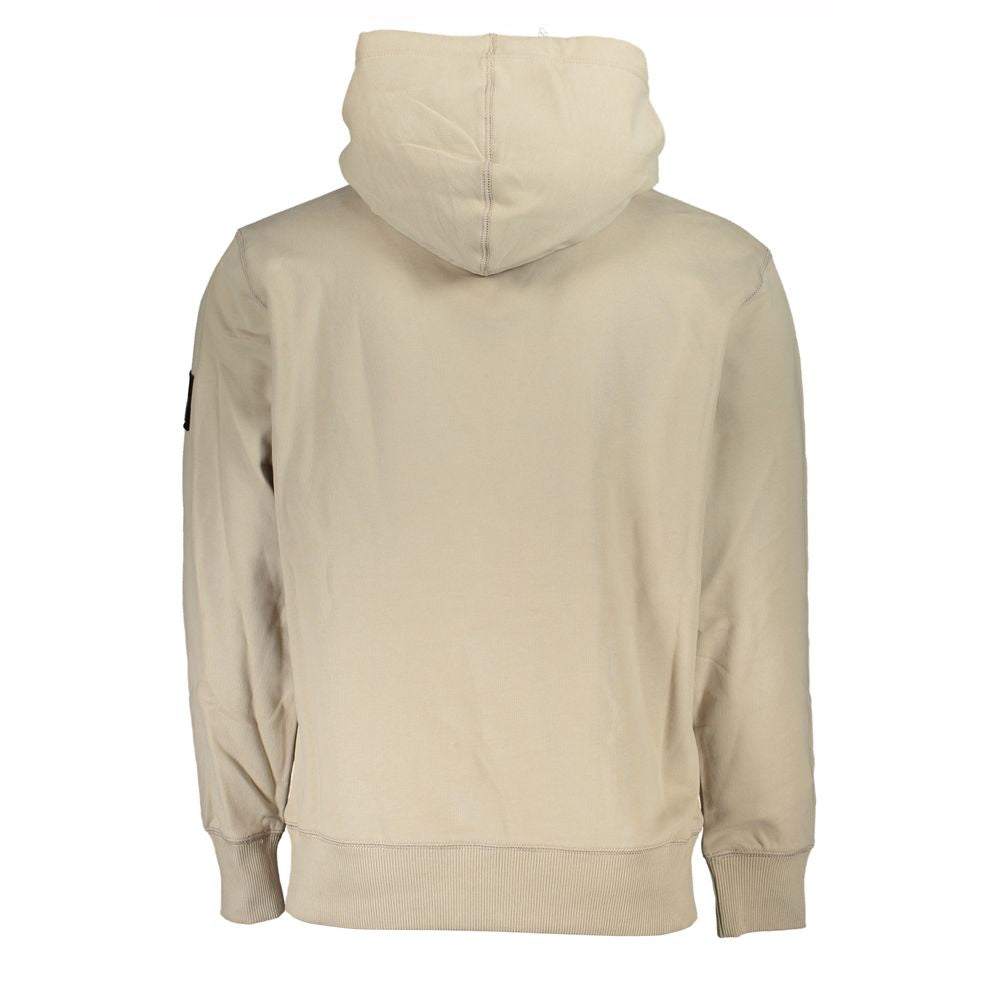 Calvin Klein Beige Cotton Men's Sweatshirt Calvin Klein