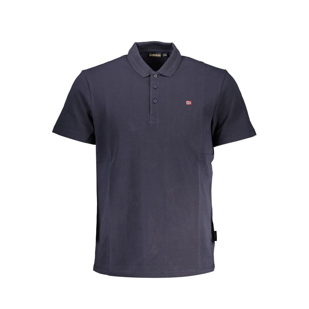 Napapijri Blue Cotton Men's Polo-Shirt
