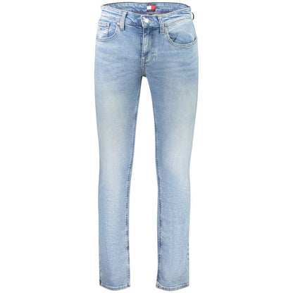 Tommy Hilfiger Azzurro Cotton Men's Jean