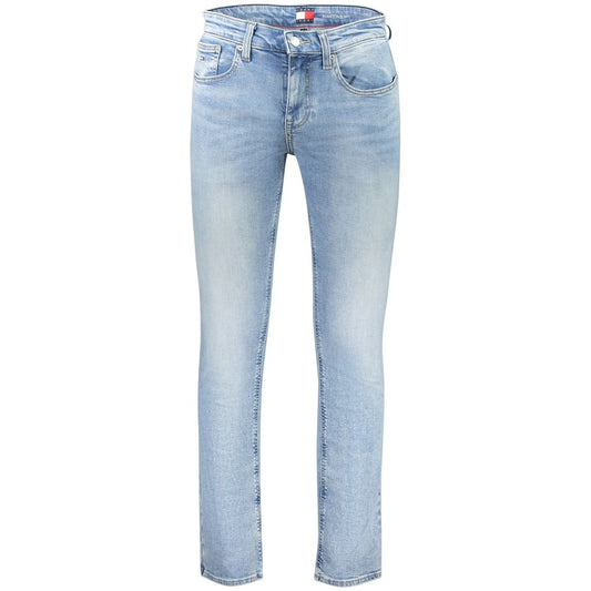Tommy Hilfiger Azzurro Cotton Men's Jean
