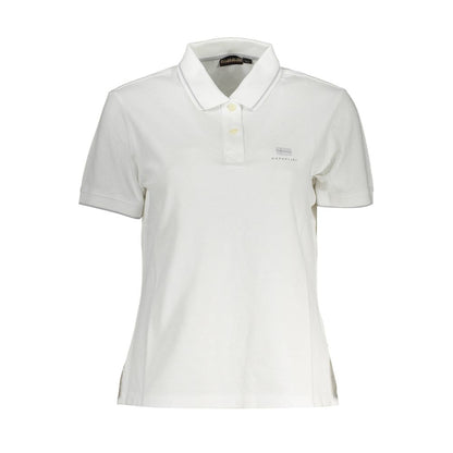 Napapijri Bianco Cotton Women Polo