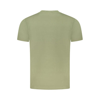 Cavalli Class Green Cotton Men T-Shirt