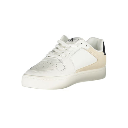 Calvin Klein White Polyurethane Women Sneaker