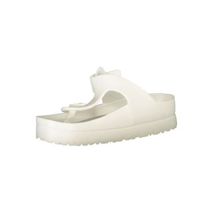 Carrera White Polyurethane Women Sandal