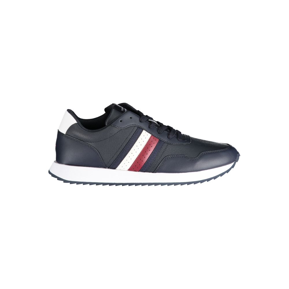 Tommy Hilfiger Blue Polyester Athletic Sneakers