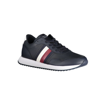 Tommy Hilfiger Blue Polyester Athletic Sneakers