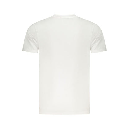 Cavalli Class White Cotton Men T-Shirt Cavalli Class
