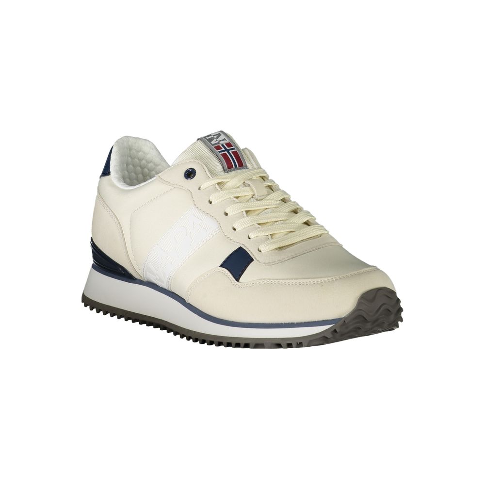Napapijri White Polyurethane Men Sneaker