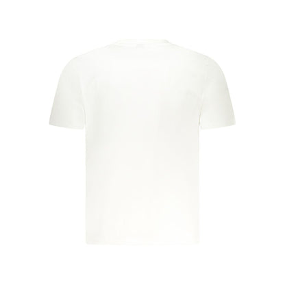 North Sails White Cotton Men T-Shirt