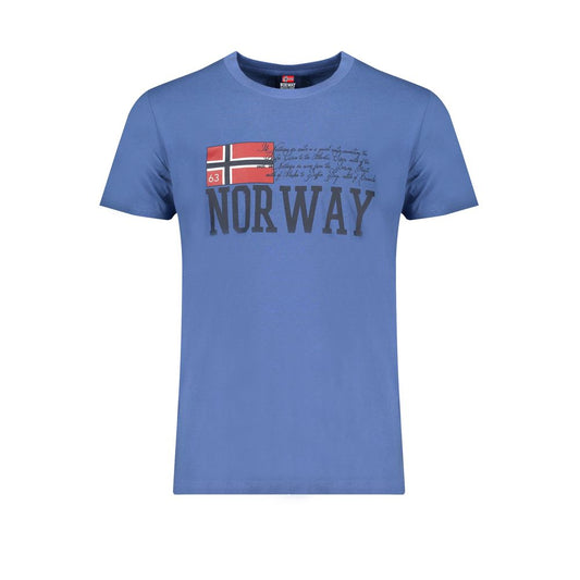 Norway 1963 Blu Cotton Men T-Shirt