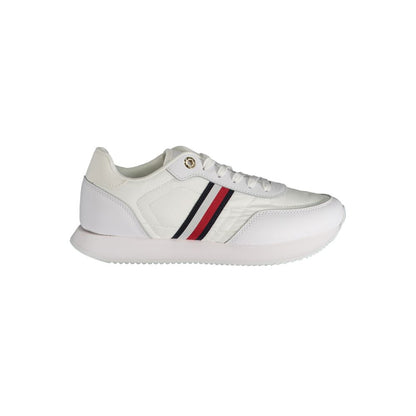 Tommy Hilfiger White Polyester Athletic Sneakers Tommy Hilfiger