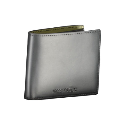 Tommy Hilfiger Black Leather Men Wallet