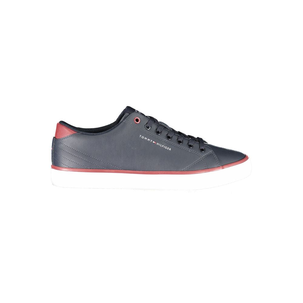 Tommy Hilfiger Blue Polyester Athletic Sneakers
