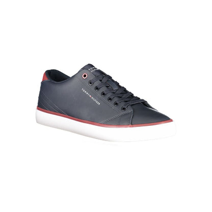 Tommy Hilfiger Blue Polyester Athletic Sneakers